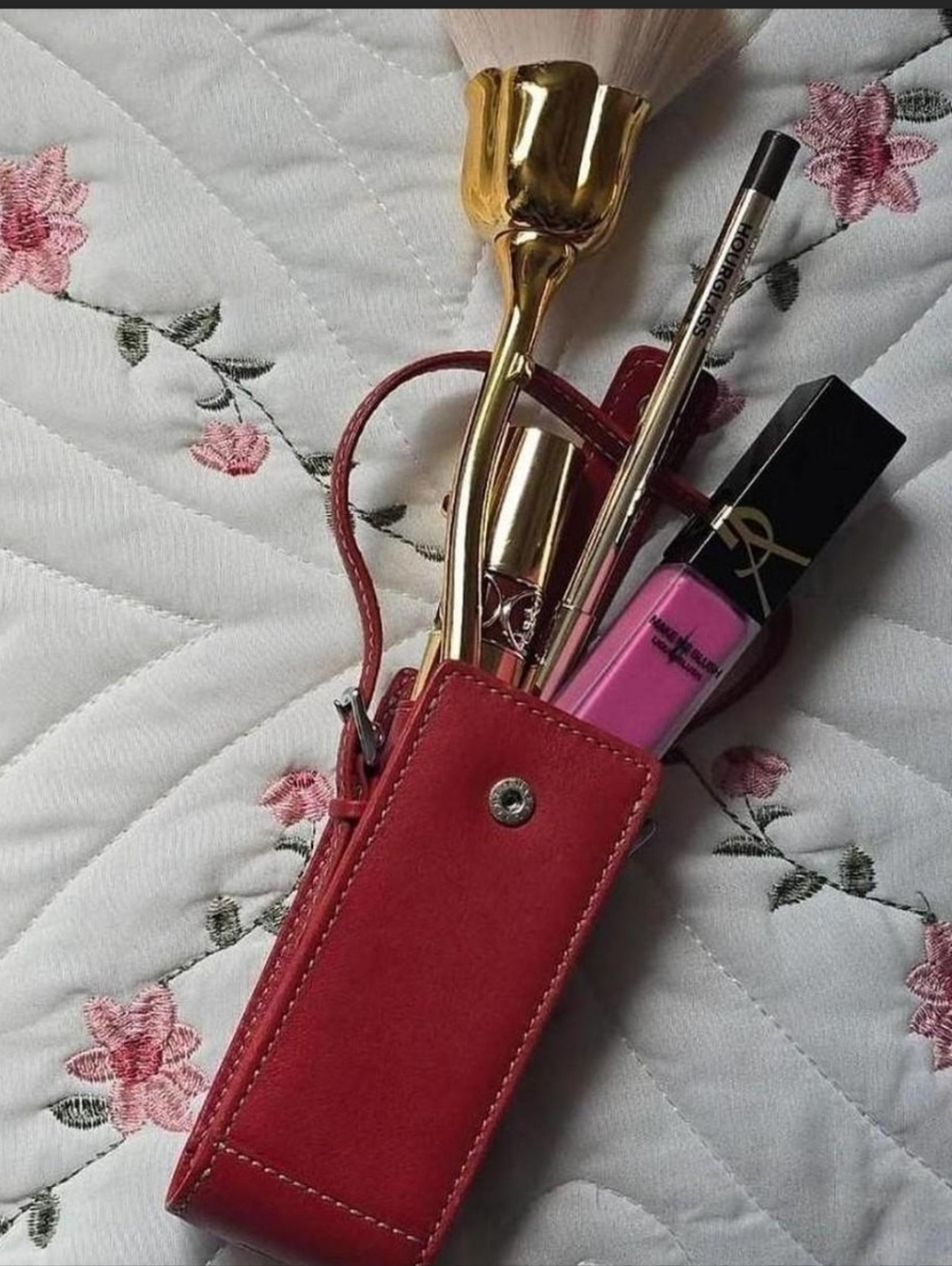 Coach Red Leather Bag Accessory